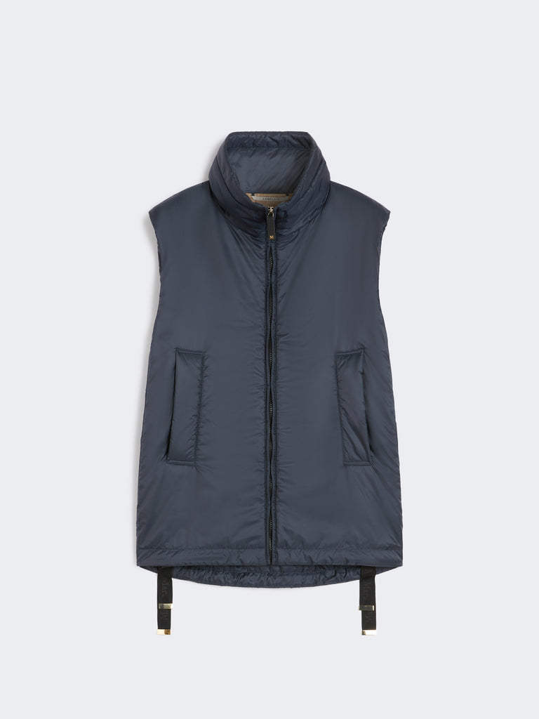 Water-repellent padded gilet
