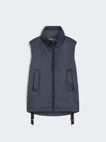 Water-repellent padded gilet