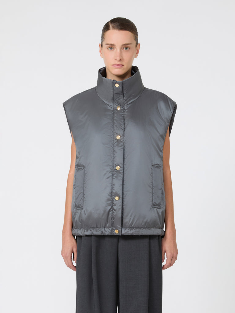 max mara oversized water-repellent padded gilet
