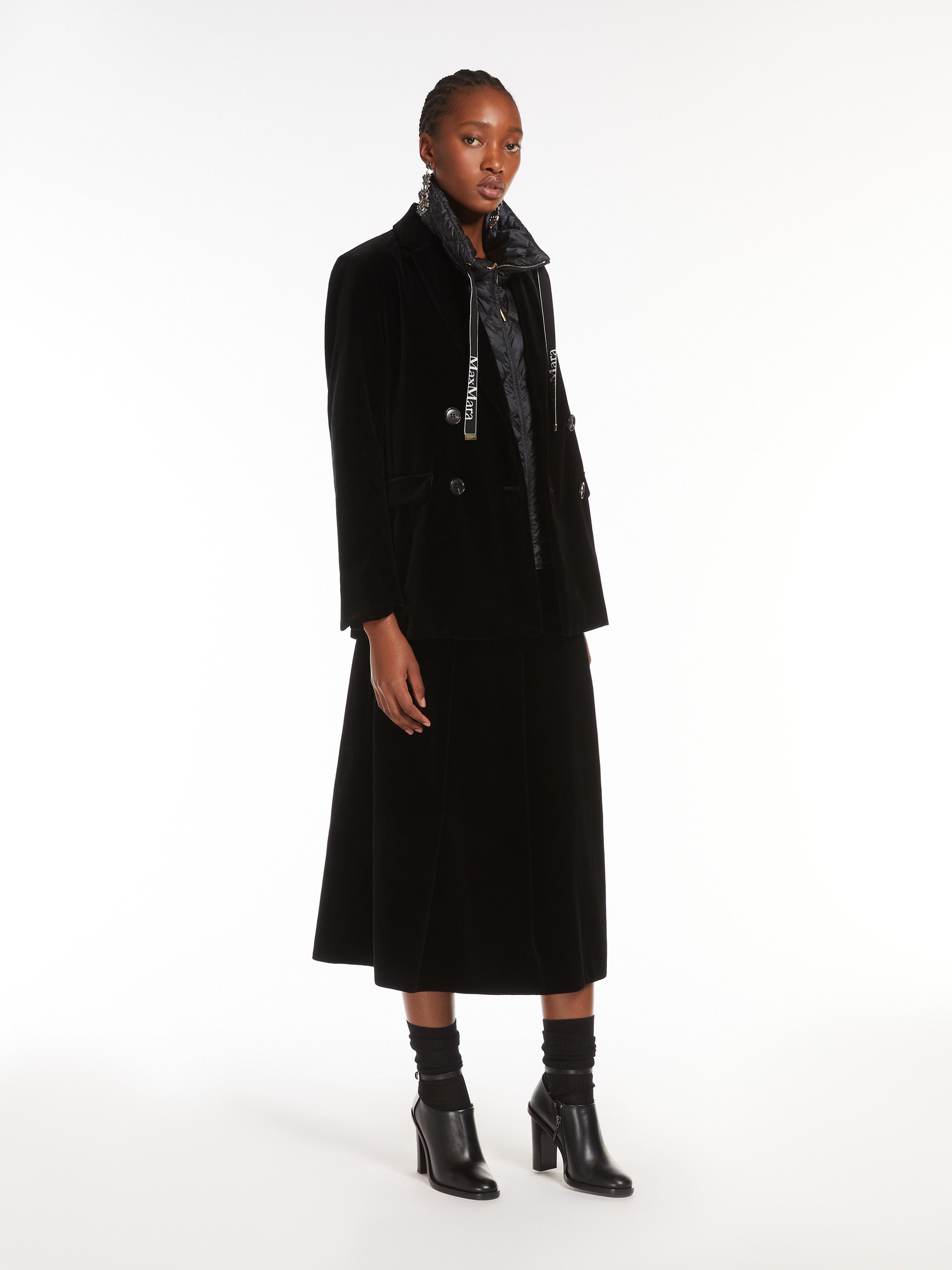 Water-repellent nylon canvas gilet