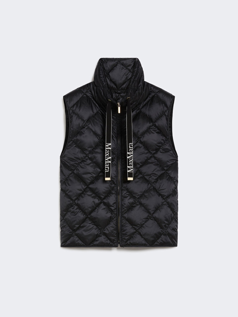 Water-repellent nylon canvas gilet