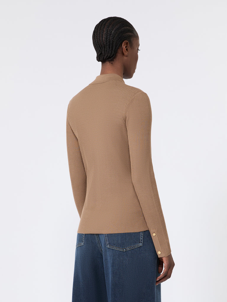 max mara كارديغان صوفي بقصة ضيقة من الخيوط