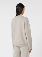 Wool and cashmere crew-neck sweater