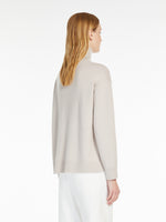 Wool and cashmere polo-neck sweater