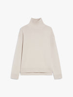 Wool and cashmere polo-neck sweater
