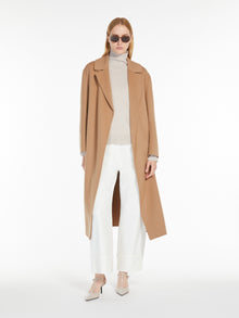 Wool and cashmere polo-neck sweater