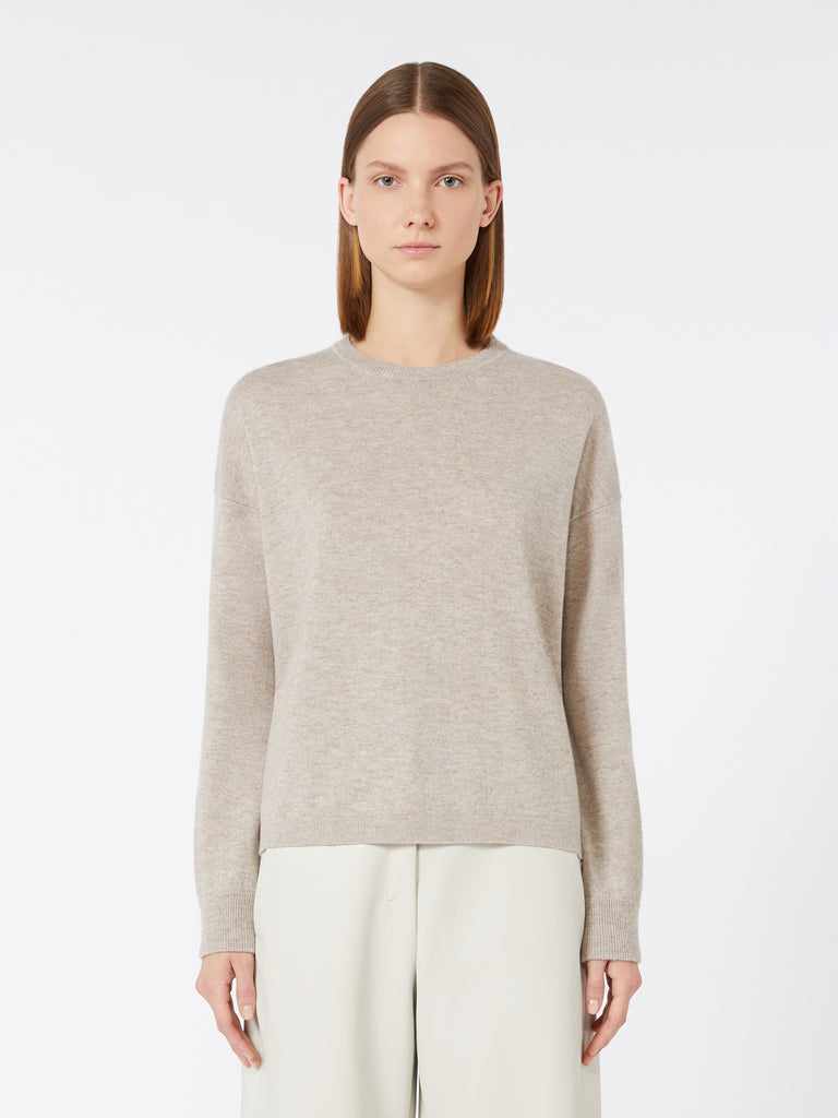 Boxy-fit wool and cashmere sweater