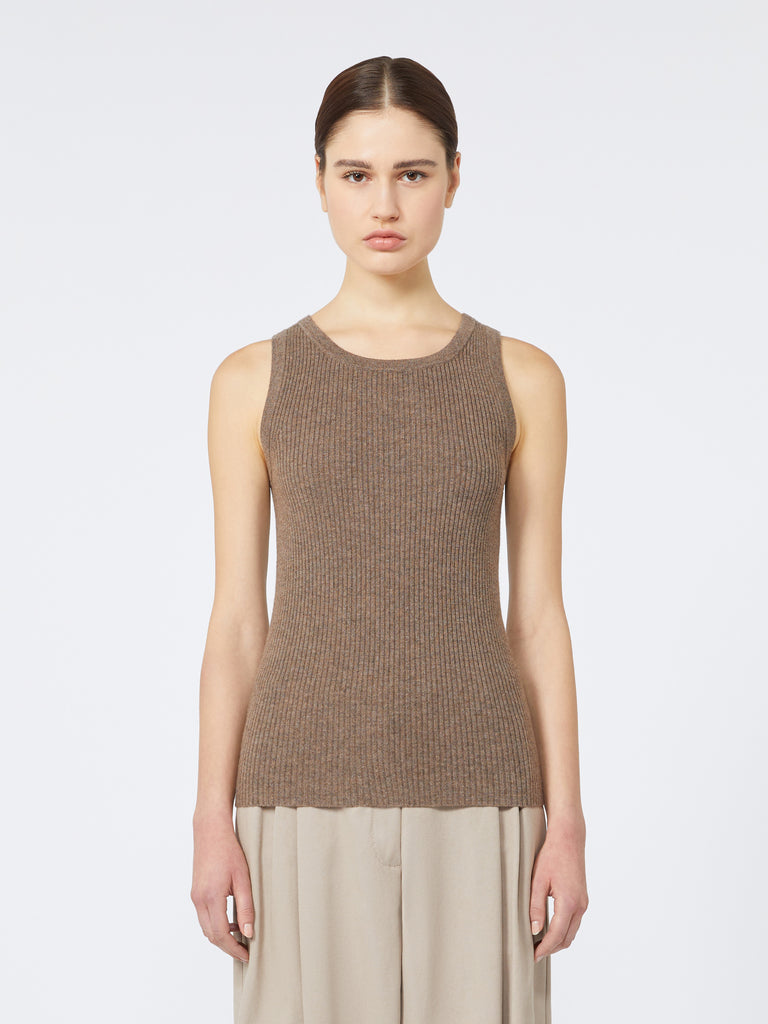 Wool and cashmere top