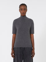 Wool polo-neck sweater