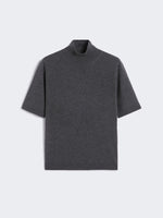 Wool polo-neck sweater