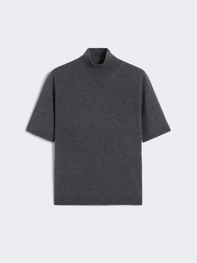 Wool polo-neck sweater