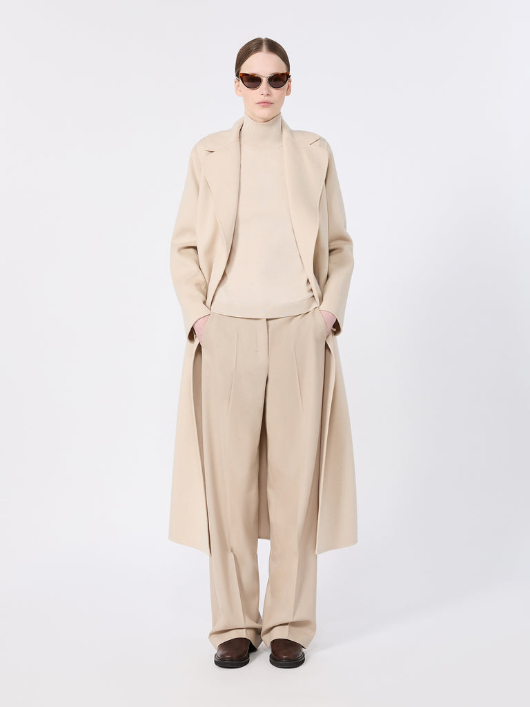 max mara كنزة بياقة عالية من الصوف