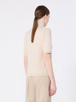 Wool Polo-Neck Sweater for Women - Albino - Max Mara KSA