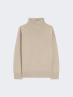 Cashmere polo-neck sweater