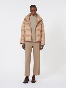 Cashmere polo-neck sweater