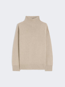 Cashmere polo-neck sweater
