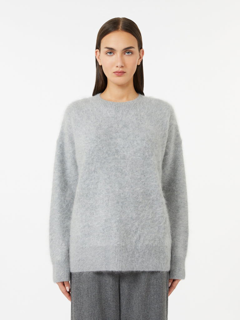 Brushed cashmere jumper