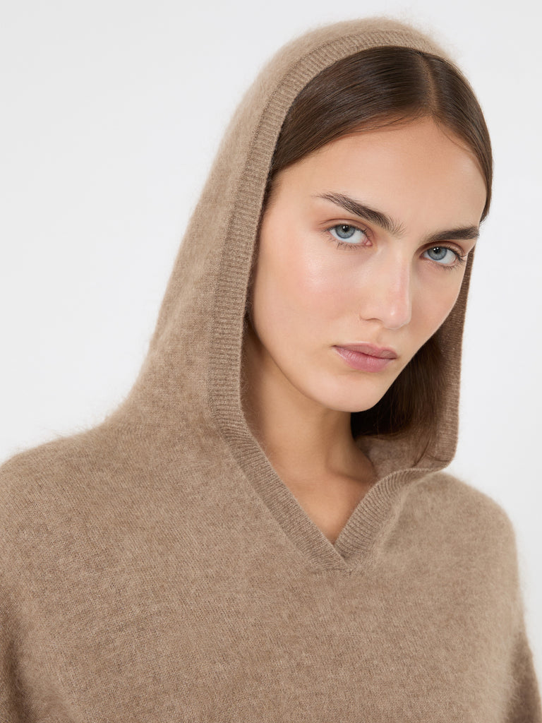 max mara هودي من الكشمير الناعم