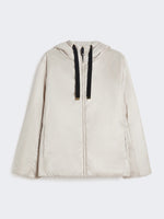 max mara padded water-repellent canvas hooded jacket for women