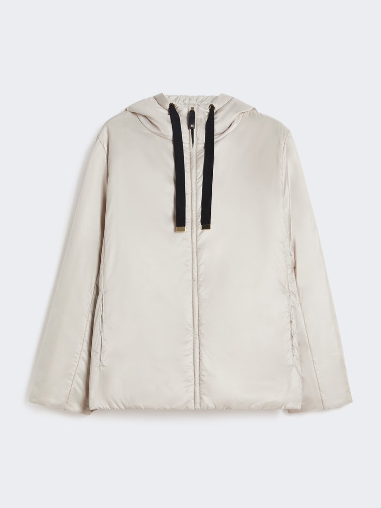 max mara padded water-repellent canvas hooded jacket