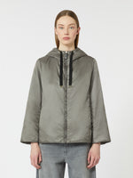 max mara padded water-repellent canvas hooded jacket for women