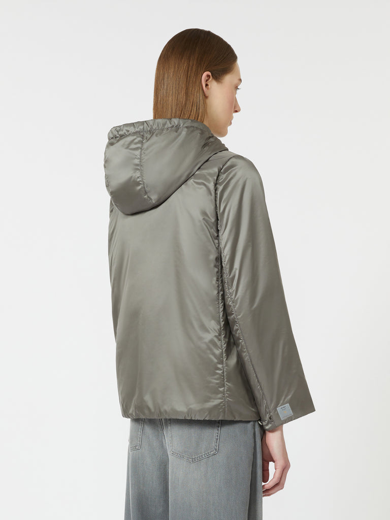 max mara padded water-repellent canvas hooded jacket
