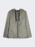 max mara padded water-repellent canvas hooded jacket for women
