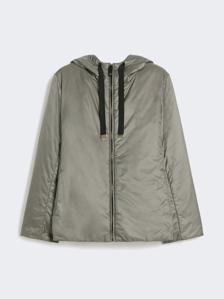 max mara padded water-repellent canvas hooded jacket