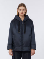 max mara padded water-repellent canvas hooded jacket for women