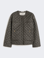 max mara water-repellent canvas padded jacket for women