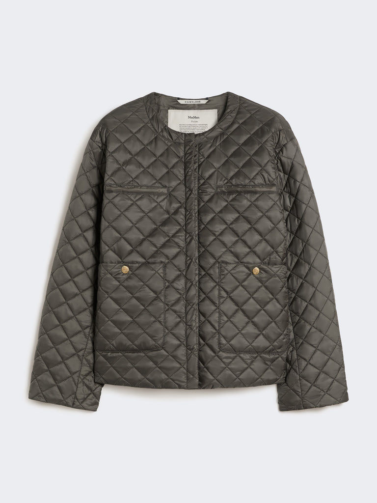 max mara water-repellent canvas padded jacket