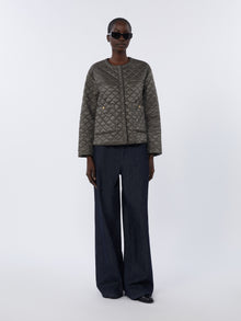 Water-repellent canvas padded jacket