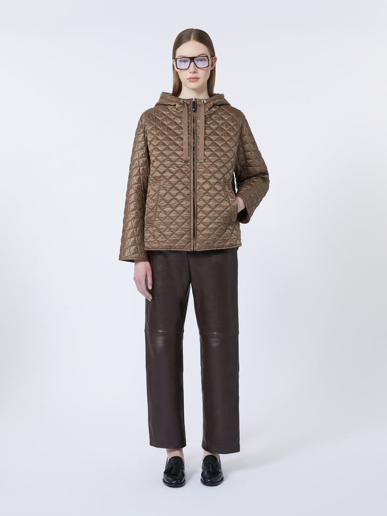 max mara quilted water-repellent canvas padded jacket