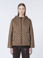 max mara quilted water-repellent canvas padded jacket for women