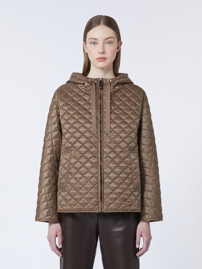 max mara quilted water-repellent canvas padded jacket