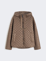 max mara quilted water-repellent canvas padded jacket for women