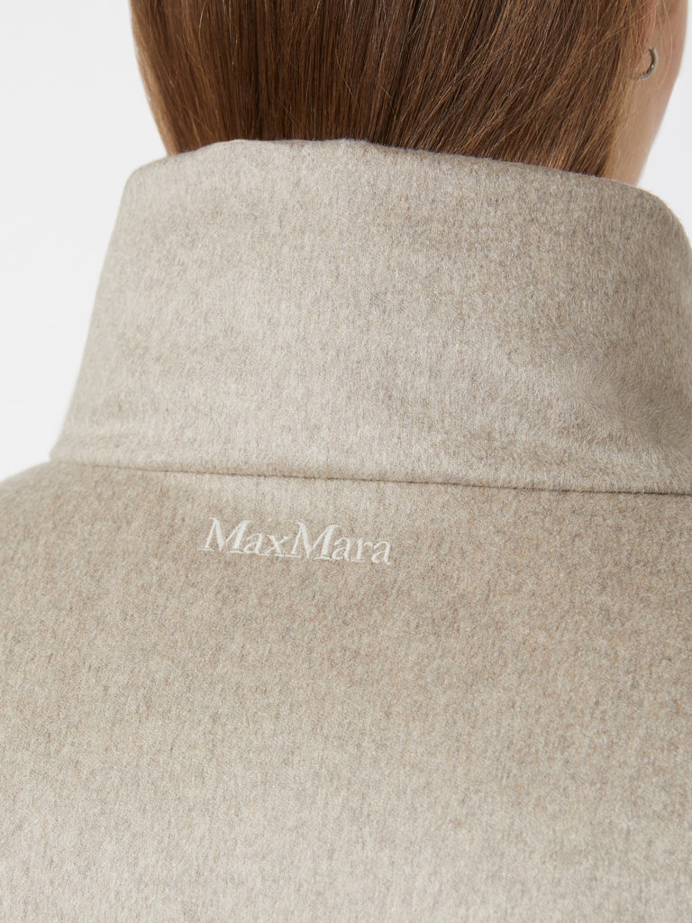 max mara جاكيت منفوخ من صوف الجمل والكانفاس الطارد للماء