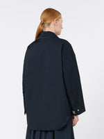 Reversible Padded Jacket In Radzmir And Water-Repellent Canvas for Women - Ultramarine - Max Mara KSA