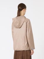 Padded, hooded jacket in water-repellent canvas