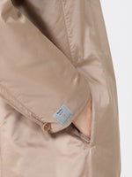 Padded, hooded jacket in water-repellent canvas
