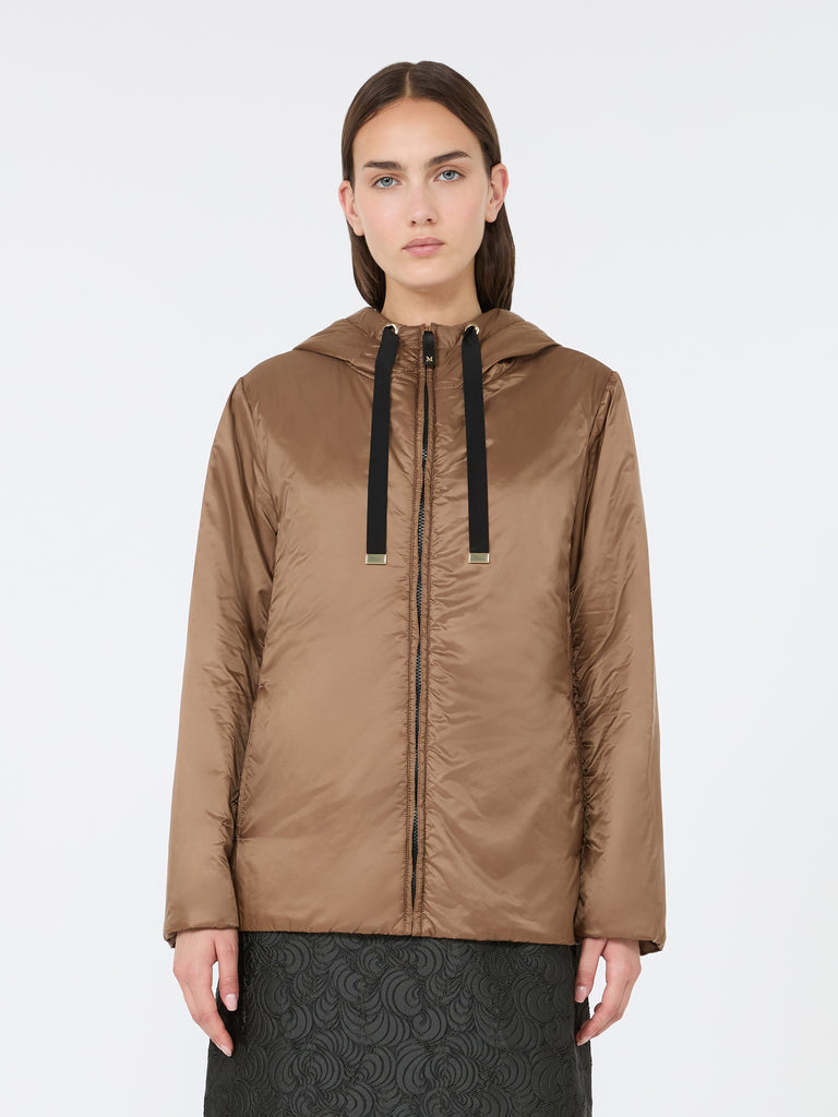 max mara جاكيت مبطن بقبعة طارد للماء