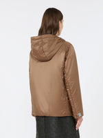 Padded Water-Repellent Hooded Jacket for Women - Honey - Max Mara KSA