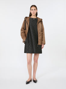 Padded Water-Repellent Hooded Jacket for Women - Honey - Max Mara KSA