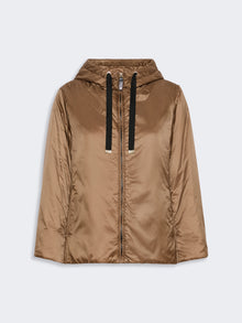 Padded Water-Repellent Hooded Jacket for Women - Honey - Max Mara KSA