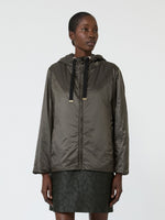 max mara padded water-repellent hooded jacket for women
