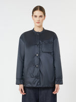 Padded shirt jacket in water-repellent canvas