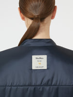 Padded shirt jacket in water-repellent canvas