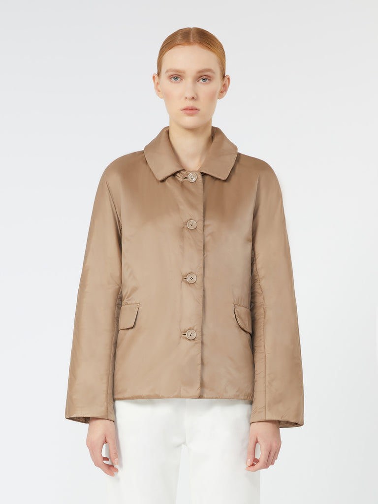 Padded jacket in water-repellent canvas