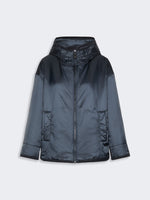 Oversized Padded Jacket In Water-Repellent Canvas for Women - Midnightblue - Max Mara KSA
