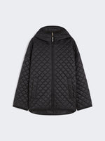 Reversible padded jacket in water-repellent canvas